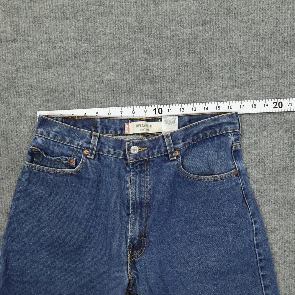 Vintage Levi's 550 Jeans Mens 34x30 Blue Relaxed Fit Tapered Leg Medium Wash Y2K